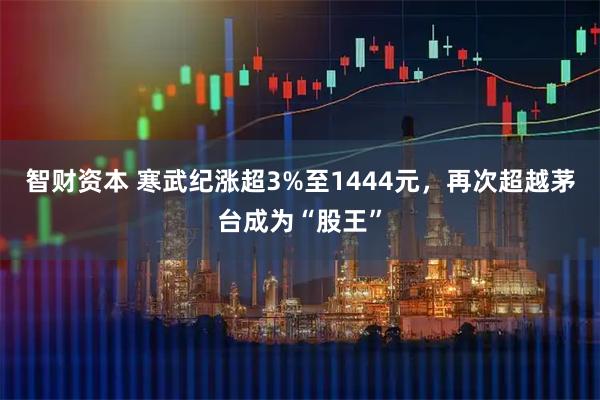 智财资本 寒武纪涨超3%至1444元，再次超越茅台成为“股王”