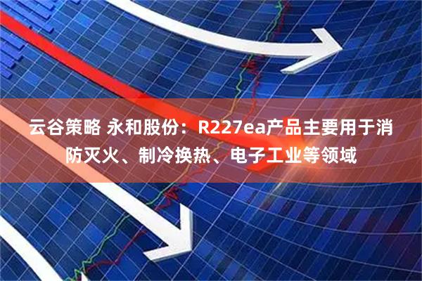 云谷策略 永和股份：R227ea产品主要用于消防灭火、制冷换热、电子工业等领域